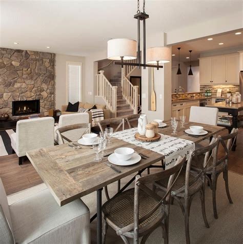 15 Fresh Rustic Dining Room Design Ideas