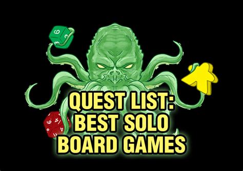 Best Solo Board Games - Board Game Quest