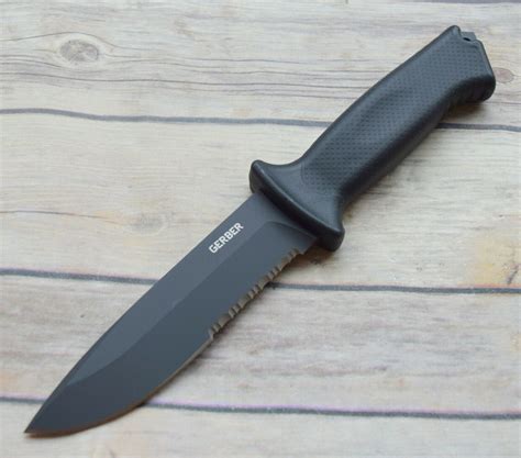 GERBER PRODIGY FIXED BLADE HUNTING KNIFE MADE IN USA FULL TANG WITH ...