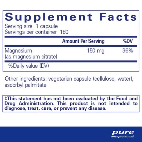 Magnesium (citrate)