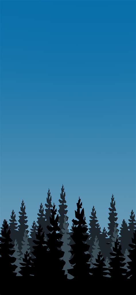 Minimalist iphone wallpaper - Forest