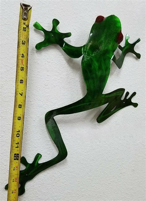 Stainless Steel Tree Frog Rainforest Wall Art, Tree Frog Metal Art ...