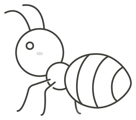 Very Easy Ant coloring page - Download, Print or Color Online for Free