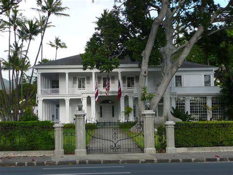 Honolulu, HI Washington Place | Constructed in the Greek Rev… | Flickr