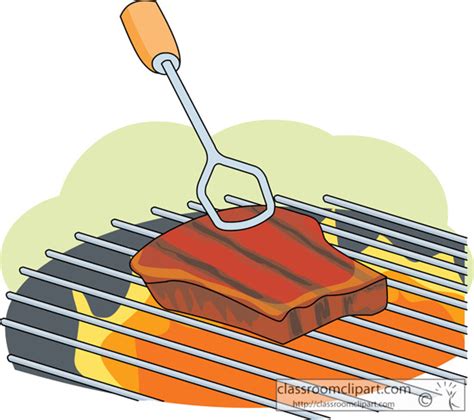 grilling steak clipart - Clip Art Library