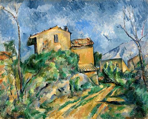 Maison Maria on the way to the Chateau Noir Painting by Paul Cezanne | Fine Art America