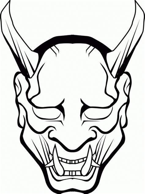 Le livre de coloriage du Masque du Diable à imprimer et à mettre en ligne