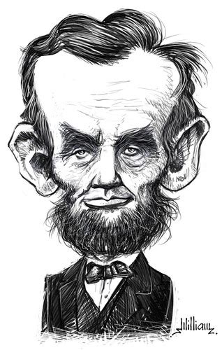 Abraham Lincoln By William Medeiros | Politics Cartoon | TOONPOOL