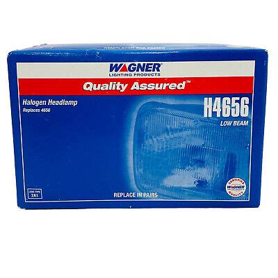 Wagner H4656 Sealed Halogen Low Beam Headlight Headlamp Bulb 12V ~NEW ...