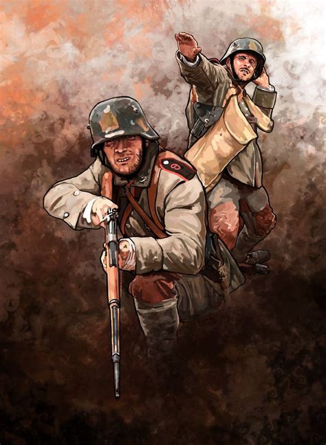 Storm troopers (1916) by JDCinNYC Ww1 History, History Images, Military ...