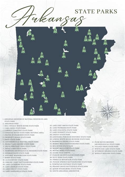 Arkansas State Park Map: 49 Incredible and Unique Parks