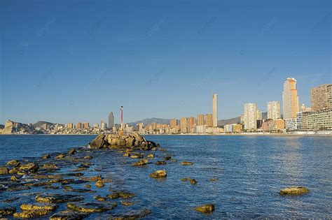 Benidorm Skyline Resort Summer Vacation Photo Background And Picture ...