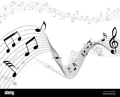 Musical note stuff vector backgrounds with notes and lines Stock Vector Image & Art - Alamy