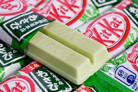 Unique Wasabi Kit Kat Chocolate Bars - Pack of 12