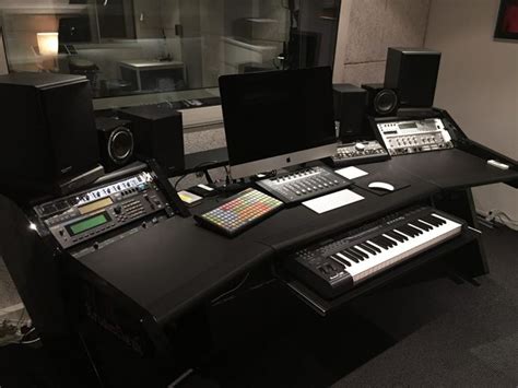 Music Production Desk | Gallery| The desk you deserve-StudioDesk| Koper | Music studio room ...