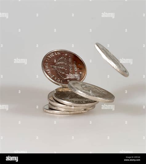 Swedish One Krona Coins Stock Photo - Alamy