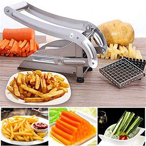 Stainless Steel French Fries Potato Cutter Slicer Potato Chips Making Machine - Dropshipper ...