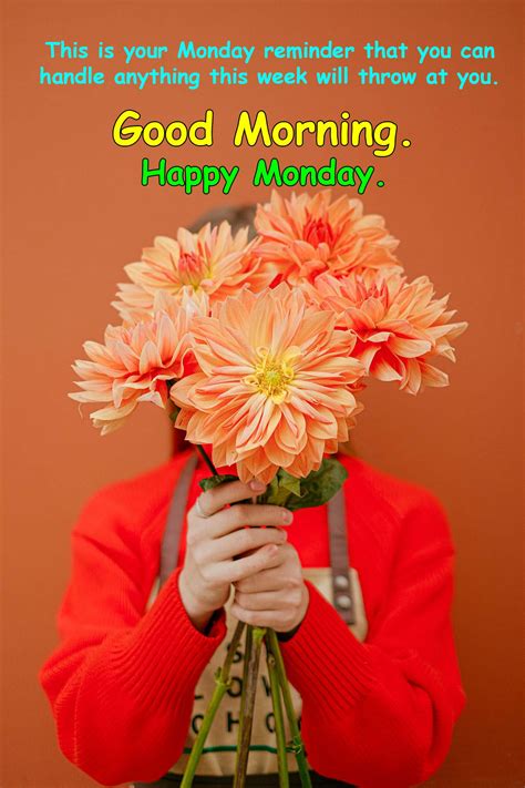 Monday Morning Quotes With Flowers / Happy Monday Team Images ...