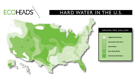 Areas of the US With the Hardest Water - ECOHEADS