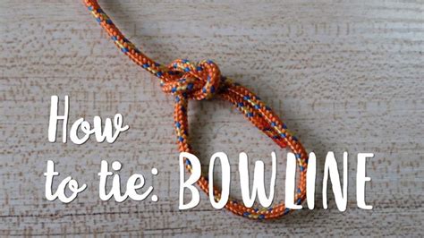 Video: How to tie a Bowline | Loop knot, Videos tutorial, Tutorial