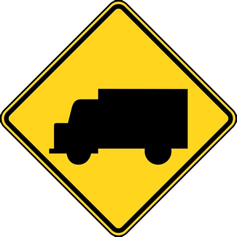 Truck Crossing, Color | ClipArt ETC