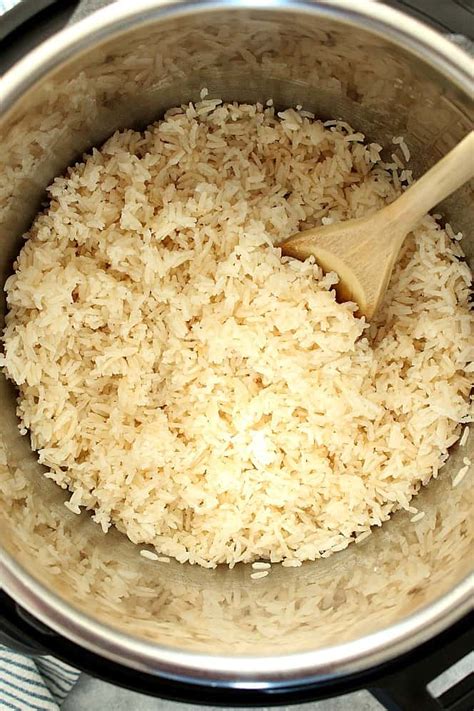 Instant Pot Rice - Crunchy Creamy Sweet