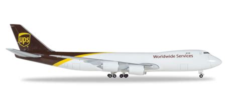 Buy Herpa 531023-001 UPS Airlines Boeing 747-8F-N607UP-Wings/Pickup Aircraft, Multicoloured ...