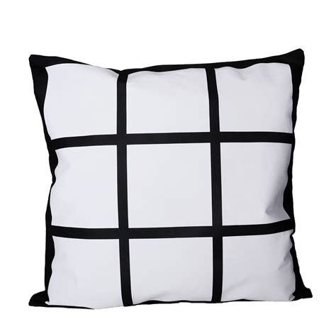 New Arrival Sublimation Printable Blank Pillow Case with 9 Panel Pillow Case