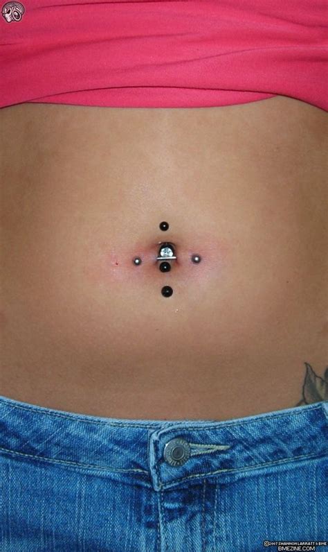 An Illustrated Guide to Navel Piercings | TatRing