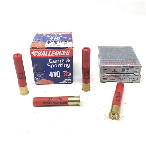 Assorted 410 Bore 3" Ammunition, Approx 35 Rounds - SFRC