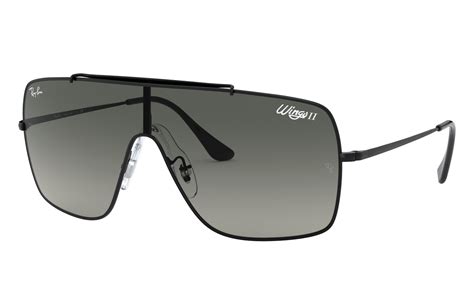 Wings Ii Sunglasses in Black and Grey - RB3697 | Ray-Ban®