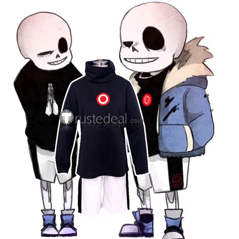 Undertale AU Killer!Sans Blue Black Cosplay Costume