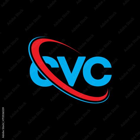 CVC logo. CVC letter. CVC letter logo design. Initials CVC logo linked with circle and uppercase ...