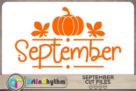 September SVG - So Fontsy