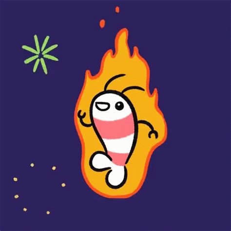 Dancing On Fire Shrimp GIF - Dancing On Fire Shrimp Fire - Discover & Share GIFs