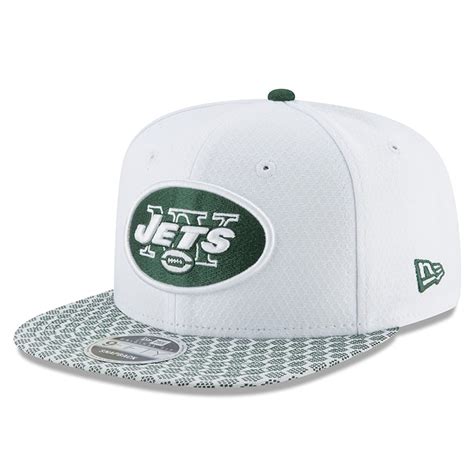 Men's New Era White New York Jets 2017 Sideline Official 9FIFTY ...