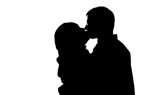 Free People Kissing Silhouette, Download Free People Kissing Silhouette png images, Free ...