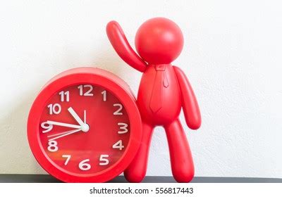 Clock Watch Time On Deskwhite Background Stock Photo 556817443 | Shutterstock