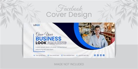 Premium Vector | Business promotion facebook cover design template