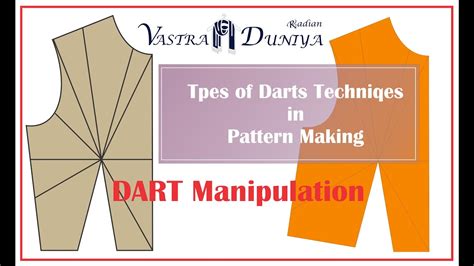 Types of Darts Techniques | Dart Manipulation in Pattern Making - YouTube