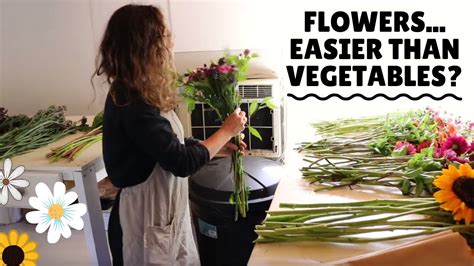 Flower Farming - How to Process Flowers and Make Market Bouquets | Full-Length - YouTube