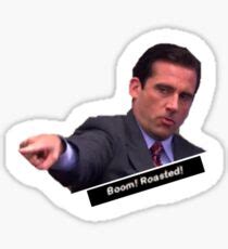 Boom Roasted Stickers | Redbubble