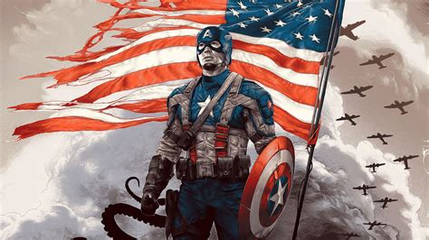 Download Comic Captain America 4k Ultra HD Wallpaper