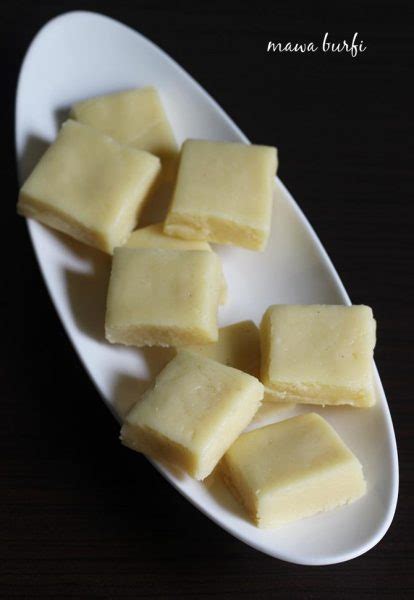 Mawa barfi recipe - Swasthi's Recipes