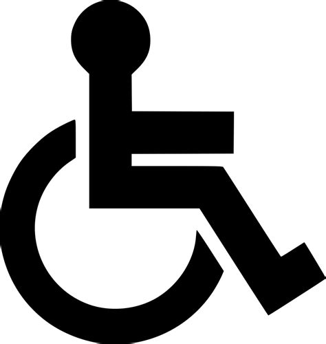 Disabled handicap symbol PNG