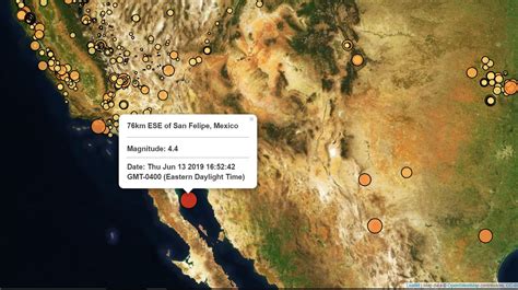 Earthquake Magnitude Map (leaflet.js) by Victor Yamaykin on Dribbble