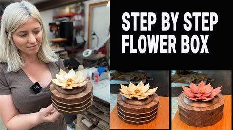 Mastering Woodcraft: DIY Flower Wooden Box Tutorial | Step-by-step ...