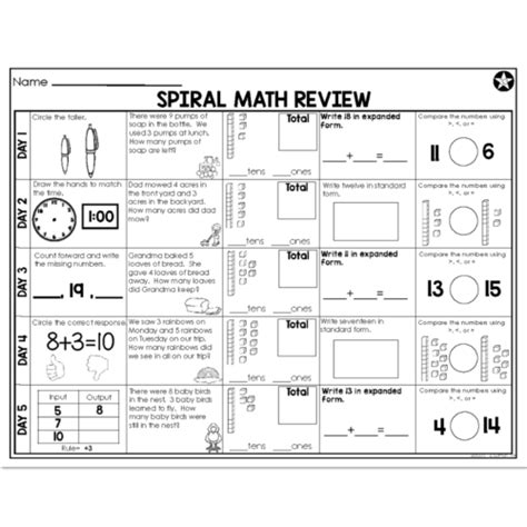 3rd Grade Spiral Math - Week 31 - At - Lucky Little Learners