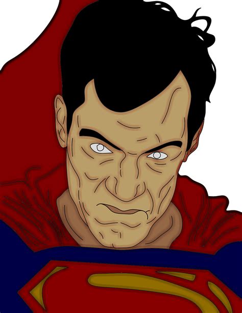 its henry cavil superman dceu angry by nakajimaarts on DeviantArt