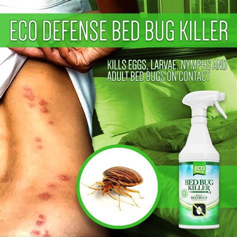 Eco Defense Bed Bug Killer, Natural Organic Formula Fastest, 16 oz.